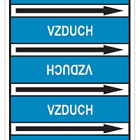 Značení potrubí, vzduch